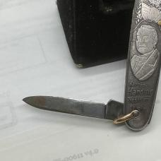 Rare antique 2blades WARREN G HARDING PRESIDENT COMMEMORATIVE KNIFE MADE BY NEUMANN& Co in GERMANY 