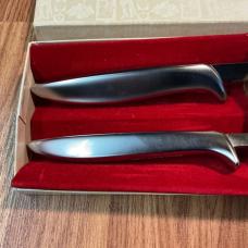 GERBER CARVING SET KNIFE AND FORK  IN ORIGINAL BOX DURENDAL&SIEGFIED