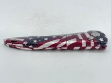 TI NIVES USA Ltd Ed Damascus Stars & Stripes Forever Textured Aluminum Automatic