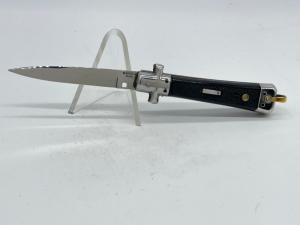 1960s BARGEON INOX France Black Switchblade Automatic