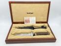 1985 KERSHAW Solingen Damascus Manfred Sachse Dagger (#008) w/ OMP Box & Sheath