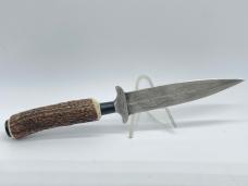 1985 KERSHAW Solingen Damascus Manfred Sachse Dagger (#008) w/ OMP Box & Sheath