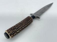 1985 KERSHAW Solingen Damascus Manfred Sachse Dagger (#008) w/ OMP Box & Sheath