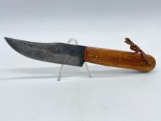 2022 ML KNIVES (Matthew Lesniewski) Custom Handmade Oak Skinner w/ Sheath