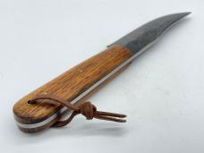 2022 ML KNIVES (Matthew Lesniewski) Custom Handmade Oak Skinner w/ Sheath