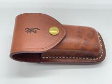 Vintage BROWNING Italy Model 509 Genuine Stag Skinner Mid Lock w/Sheath