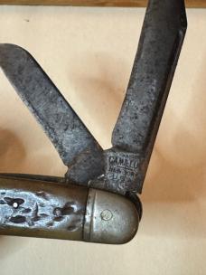 Vintage Camillus New York USA 3 Blade Stockman Pocket Knife Parts/Repair