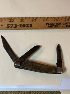 Vintage Camillus New York USA 3 Blade Stockman Pocket Knife Parts/Repair