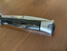 OLDER FRANK BELTRAME 28CM/11inch BAYONET BLADE SUPER SELECT BUFFALO HORN STILETTO AUTOMATIC 