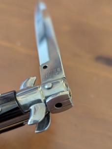 OLDER FRANK BELTRAME 28CM/11inch BAYONET BLADE SUPER SELECT BUFFALO HORN STILETTO AUTOMATIC 
