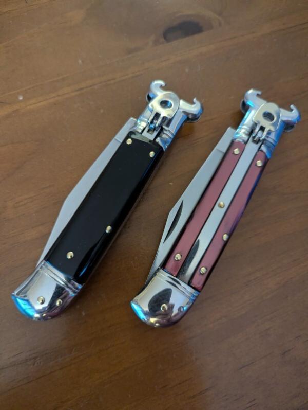 PAIR OF BEAUTIFUL 20CM-8" ACRILIC ITALIAN EXTRACTORS AUTOMATICS INOX STAMP PAIR OF BEAUTIFUL 20CM-8" ACRILIC ITALIAN EXTRACTORS AUTOMATICS INOX STAMP