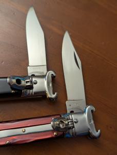 PAIR OF BEAUTIFUL 20CM-8" ACRILIC ITALIAN EXTRACTORS AUTOMATICS INOX STAMP 