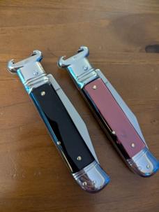 PAIR OF BEAUTIFUL 20CM-8" ACRILIC ITALIAN EXTRACTORS AUTOMATICS INOX STAMP 