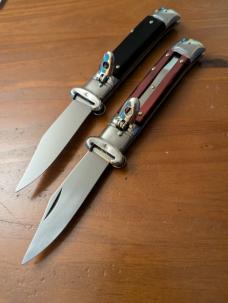 PAIR OF BEAUTIFUL 20CM-8" ACRILIC ITALIAN EXTRACTORS AUTOMATICS INOX STAMP 
