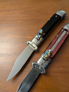 PAIR OF BEAUTIFUL 20CM-8" ACRILIC ITALIAN EXTRACTORS AUTOMATICS INOX STAMP 
