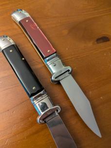 PAIR OF BEAUTIFUL 20CM-8" ACRILIC ITALIAN EXTRACTORS AUTOMATICS INOX STAMP 