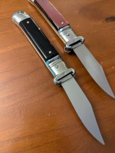 PAIR OF BEAUTIFUL 20CM-8" ACRILIC ITALIAN EXTRACTORS AUTOMATICS INOX STAMP 