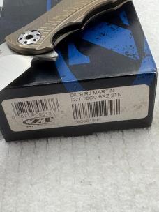 Zero Tolerance ZT0690 R J Martin Designed Flipper Knife New In Box Made In USA Discontinued