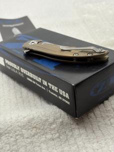 Zero Tolerance ZT0690 R J Martin Designed Flipper Knife New In Box Made In USA Discontinued