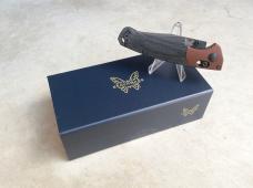 Benchmade Mini Crooked River Folding Knife 15085BK-04 Micarta Handle MagnaCut Blade - New