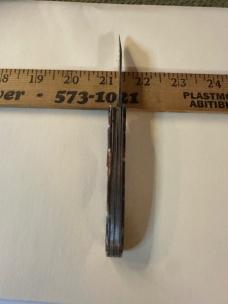 Vintage Kent Pocket Knife Single Blade Swirl Celluloid Handle Parts/Repair