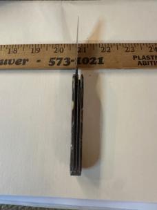 Vintage Kent Pocket Knife Single Blade Swirl Celluloid Handle Parts/Repair