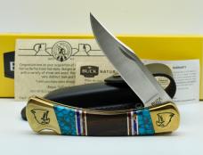 CUSTOM BRIAN YELLOWHORSE BUCK 110 THE BALD EAGLE KNIFE 