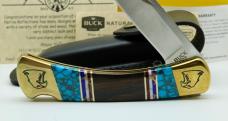 CUSTOM BRIAN YELLOWHORSE BUCK 110 THE BALD EAGLE KNIFE 