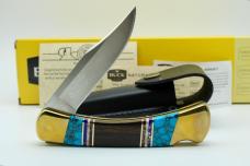 CUSTOM BRIAN YELLOWHORSE BUCK 110 THE BALD EAGLE KNIFE 
