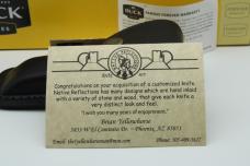 CUSTOM BRIAN YELLOWHORSE BUCK 110 THE BALD EAGLE KNIFE 