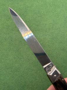 Patent Stamped M. Italy 9” Slant Bolster