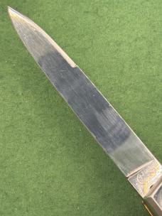 Patent Stamped M. Italy 9” Slant Bolster