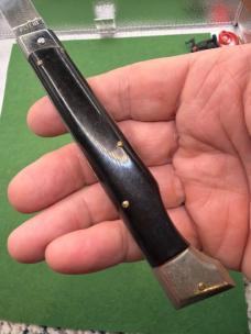 Patent Stamped M. Italy 9” Slant Bolster