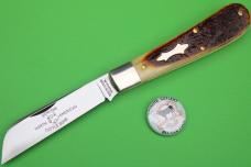 Great Eastern Cutlery Tidioute 933124 "Ramfoot" Antique Yellow Natural Bone