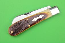 Great Eastern Cutlery Tidioute 933124 "Ramfoot" Antique Yellow Natural Bone
