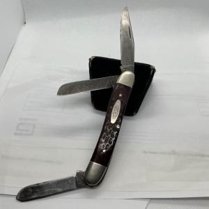 CASE MEDIUM STOCKMAN 6318HP 3 BLADE KNIFE1965-1969 