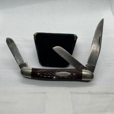 CASE MEDIUM STOCKMAN 6318HP 3 BLADE KNIFE1965-1969 