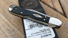 Case XX 2024 Mini Copperlock Blue Denim Canvas Diamond Shield Lockback Gorgeous!
