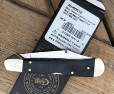 Case XX 2024 Mini Copperlock Blue Denim Canvas Diamond Shield Lockback Gorgeous!