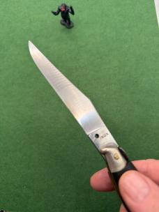 Vintage 25cm Horn Fish Picklock