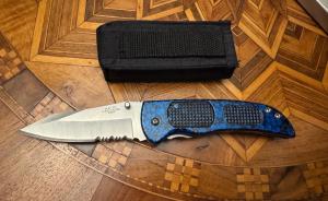 Hunter 440 Stainless Dual Action Manual/Auto Pocket Knife