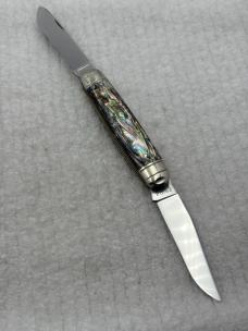 Winchester USA 2000 Cartridge Series 2 Blade 28104 Abalone Pocket Knife (66)