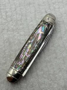 Winchester USA 2000 Cartridge Series 2 Blade 28104 Abalone Pocket Knife (66)