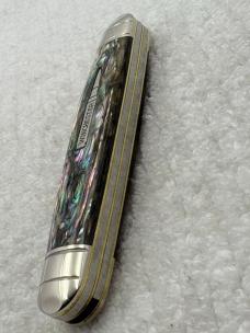 Winchester USA 2000 Cartridge Series 2 Blade 28104 Abalone Pocket Knife (66)