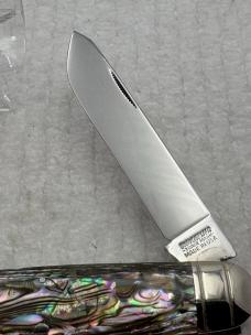 Winchester USA 2000 Cartridge Series 2 Blade 28104 Abalone Pocket Knife (66)