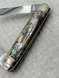 Winchester USA 2000 Cartridge Series 2 Blade 28104 Abalone Pocket Knife (66)