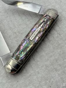 Winchester USA 2000 Cartridge Series 2 Blade 28104 Abalone Pocket Knife (66)