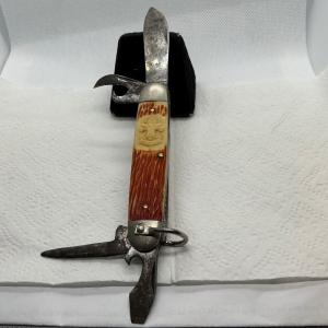 VINTAGE IMPERIAL BOY SCOUT KNIFE 4BLADES 