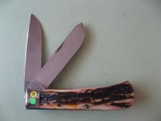 GREAT EASTERN NORTHFIELD 2006 23 JUMBO TRAPPER BURNT STAG