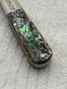 Winchester Trade Mark USA 2 Blade Abalone 28020 AB Barlow Pocket (24)